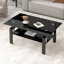 Table basse en verre trempé noir-888202441-888202436