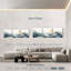 «Mountain Waves On Mountainscape», ensemble de 3 pièces sur toile par Jennifer T-93060739
