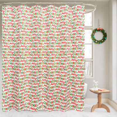 Rideau de douche Christmas Joy