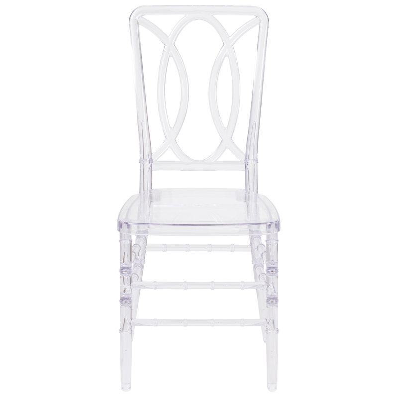 Elegance Crystal Ice Glam Stacking Chair - UV and Scratch Resistant