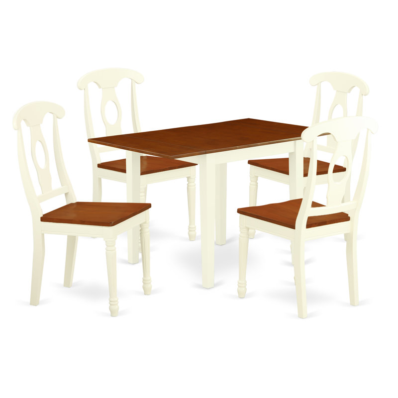 Ensemble de salle à manger Boylston, 5 pièces, Cerisier, Babeurre