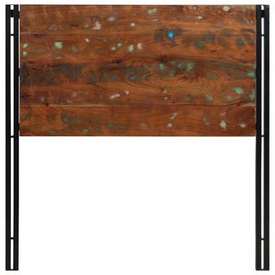 Headboard Solid Wood Reclaimed And Iron