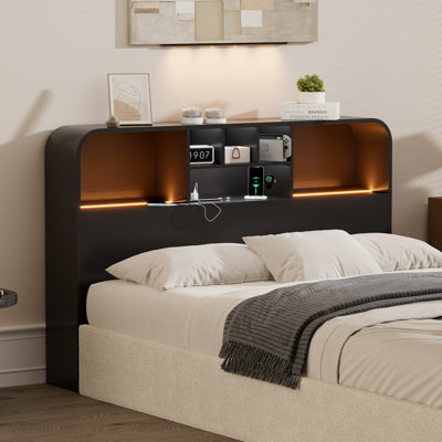 Tête de rangement avec lumières DEL et station de charge