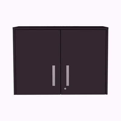 Armoire de rangement murale H 20 po, deux portes, trois tablettes internes