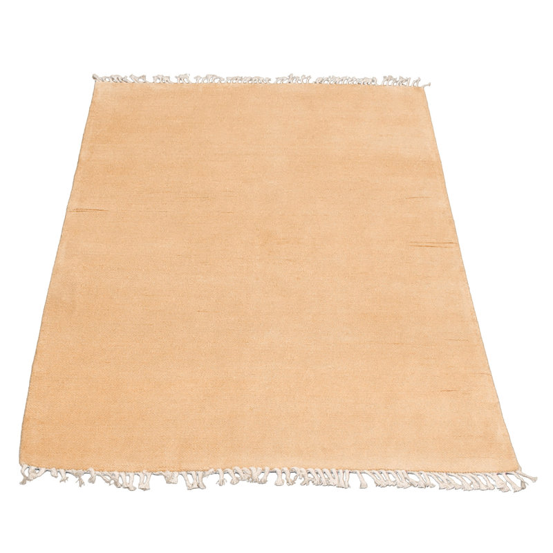 Tapis décoratif en laine noué à la main de conception unique 4 pi x 6 pi 5 po noué à la main New Age Gabbeh