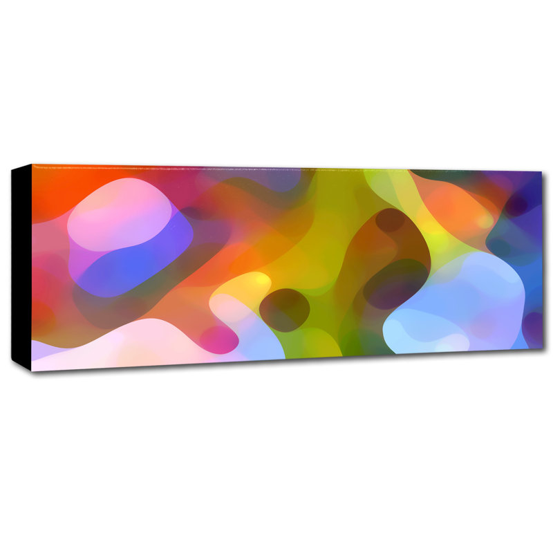 Vibrant Multicolor Abstract Canvas Print, 27" x 33"