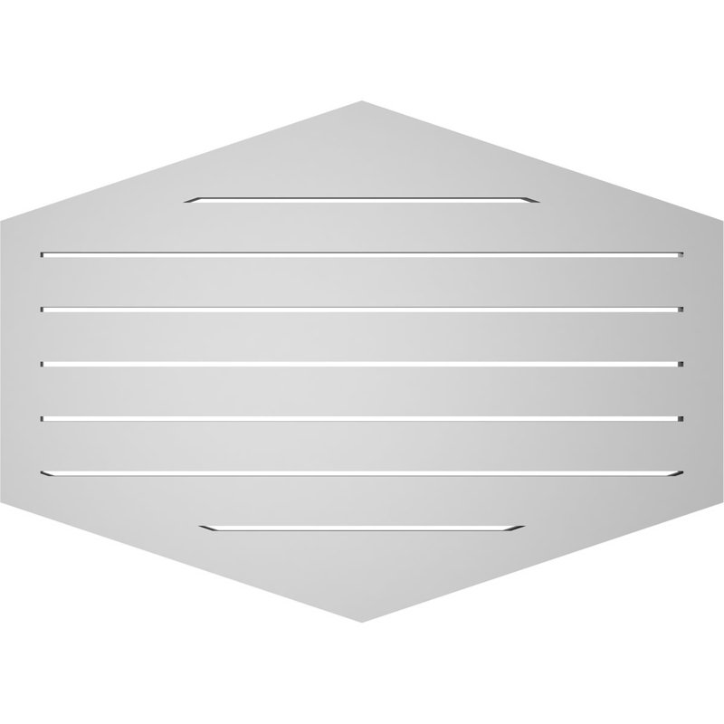 Pente verticale verticale en uréthane 4 pi, H 26 po x l 36 po x P 1,5 po