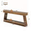 Table de canapé 70,87 pouces à 2 niveaux - panneau de fibres à densité moyenne avec capacité de 200 lb-1429140642