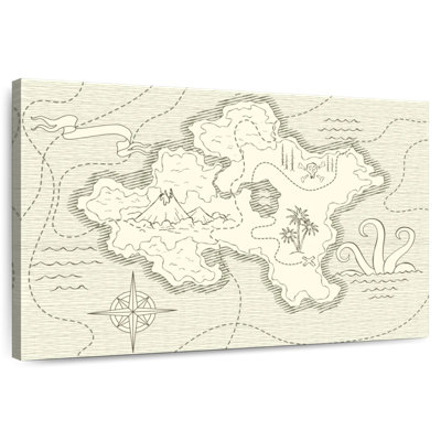 Carte de l'île aux trésors Aliaz