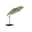 Oyster 3m Standard Cantilever Over Hanging Powder Coated Parasol with Cross Stand This parasol is made using Polyester Fabric which has a Weather-Proof Coating & UPF Sun Protection Level 50-27427510