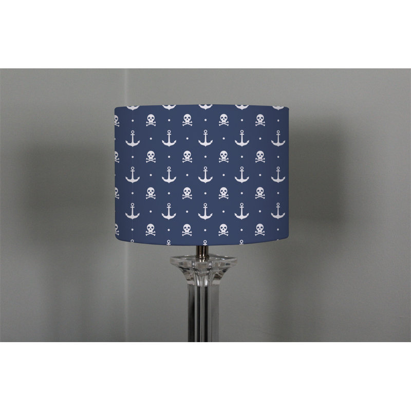 Cotton Drum Lamp Shade ( Uno ), 22cm H x 25cm W x 25cm D