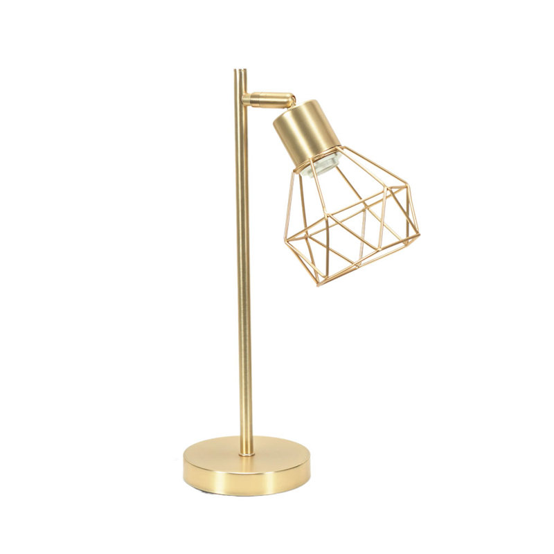 Reshia Metal Table Lamp, Gold