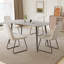 5-Piece Dining Table and Chairs ,Dining Room Set with 4 Modern Chairs-64484358-64484353