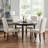 High Back Upholstered Dining Chairs With Nailhead Trim-929074195