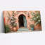 Ensemble de 1 tableau sur toile représentant une porte marocaine-131178192-131178193