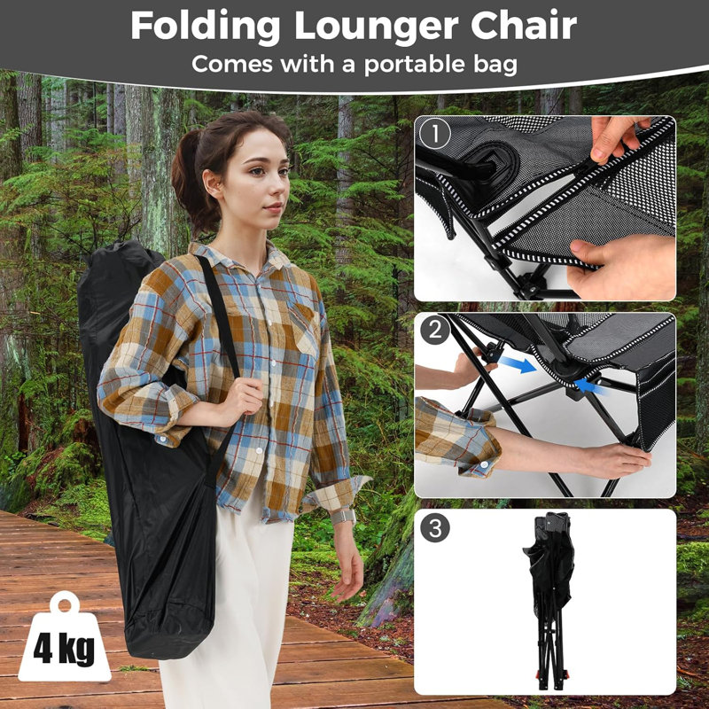 Camping Chair, Grey