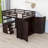 Keisler Full Size Wood Loft Bed with 3 Drawers, Desk and Wardrobe-623140521