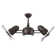 41" Schramm 6 - Blade LED Dual Ceiling Fan with Remote Control and Light Kit Included