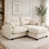 Beige + 2 sièges + 1 fauteuil