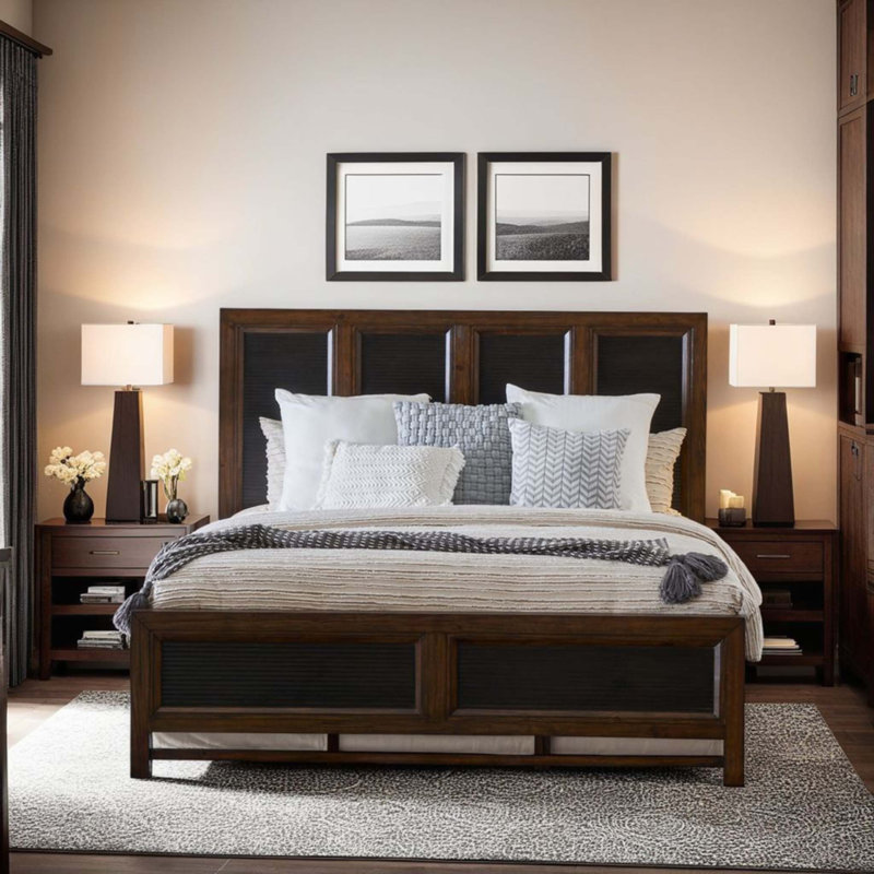 King Size Panel Bed