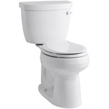 Cimarron® 1.28 GPF Water Efficient Round Two-Piece Toilet (Seat Not Included)