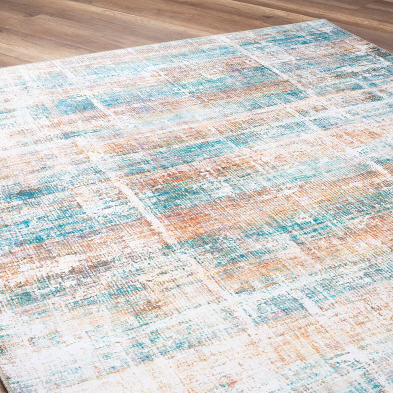 Luxurious Machine Washable Carpet, 100% Polyester, 7.5 x 10.8 Feet | Pile Height: 0.2 Inches, 1850 g/m² | Recycled Poly Cotton Underside, Easy Care, Perfect for Living Room & Bedroom, Soft & Durable Design