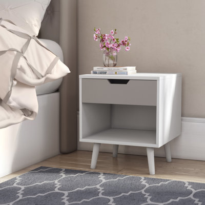 Kirts 40cm W Bedside Table
