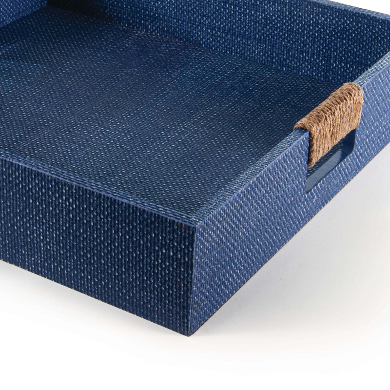 Plateau Logia, H 3,5 po x l 18 po x P 18 po, Indigo