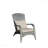 Patio Chair With Cushions, Grey Cushion