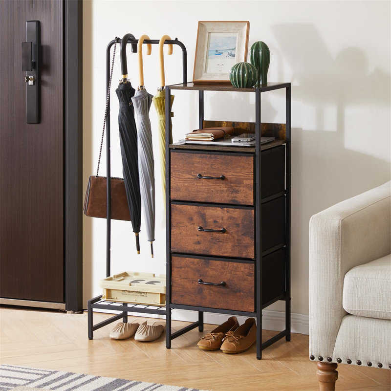 71.5cm W 3 - Drawer Chest of Drawers, Brown