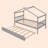 Travilah Slat Bed-60090405-60090401