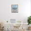  Art mural sur toile flottante à pois bleus par Michael Willett-437409864-437409867