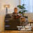 Kahani 66.14'' Farmhouse Boho Rattan Tray Table Floor Lamp with 1 Bulb Included