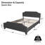 Lit plateforme touffeté-246712875