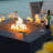 Elementi Plus Square Fire Pit Flame Guard