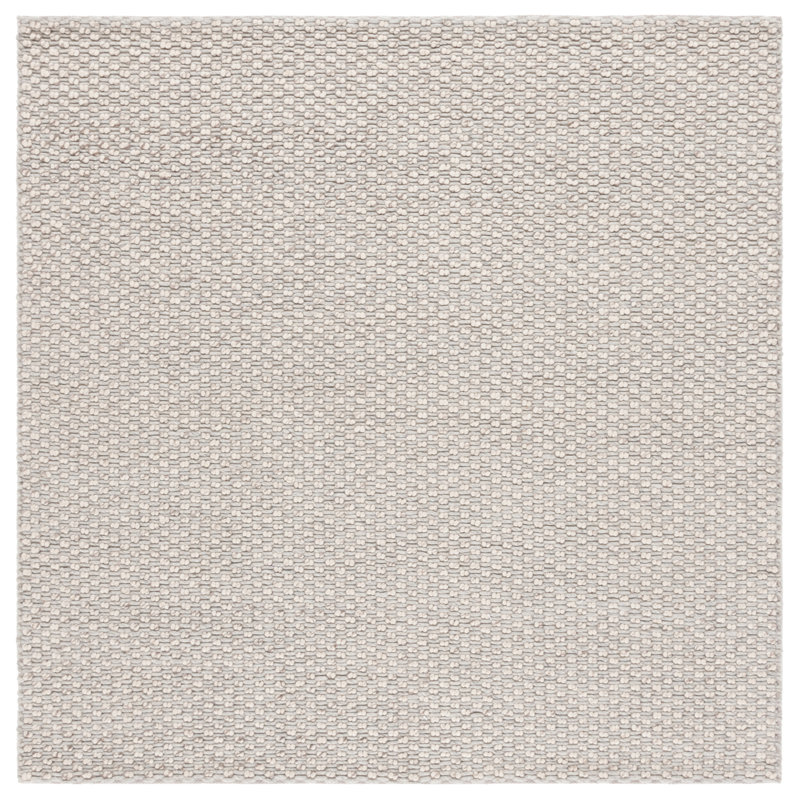 Tapis argenté / ivoire Vermont 851, Carré 6 pi