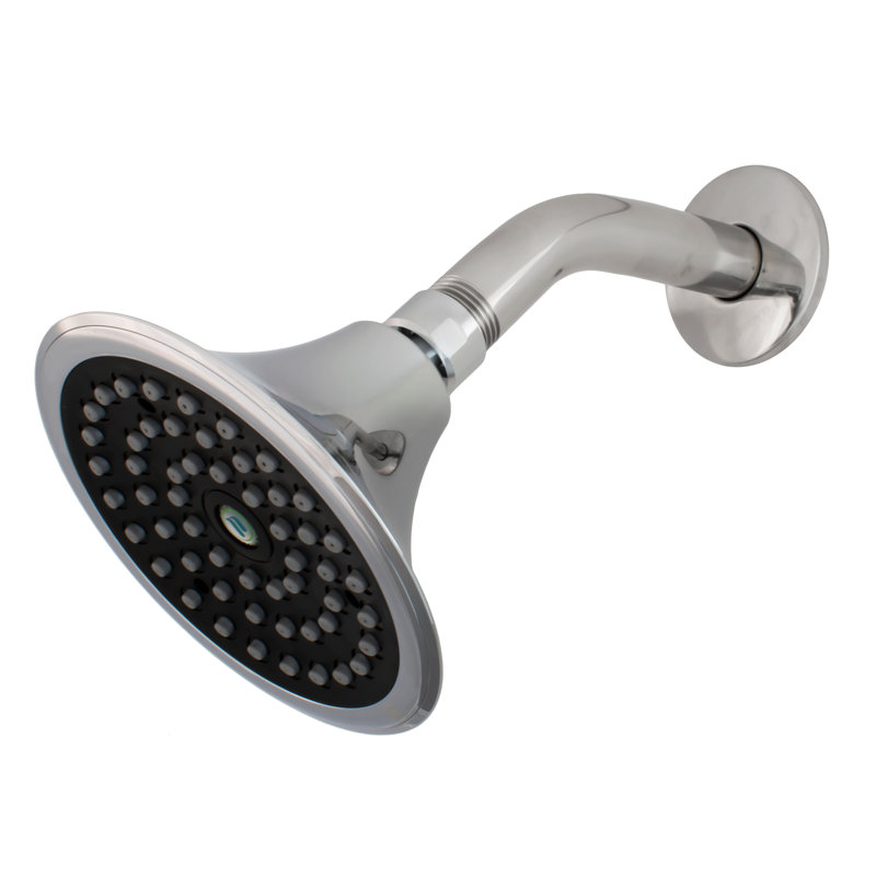 Chrome Medium Round Wall Mounted Rain Shower Head