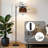 Arc Floor Lamp with Adjustable Lampshade American desert sunset mountain Standing Lamp 3 Color Temperatures Dimmable Tall Pole Lamp with Foot Switch for Bedroom