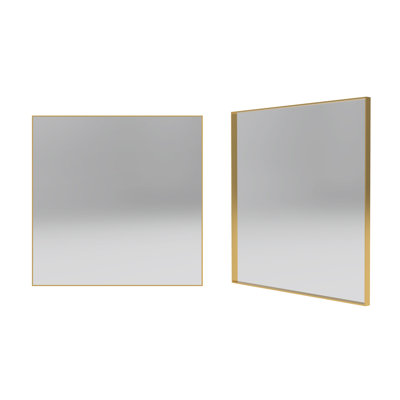 Mangassa Metal Flat Wall Mirror