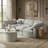 Itala Upholstered U-Shaped Sectional Reversible-94482509
