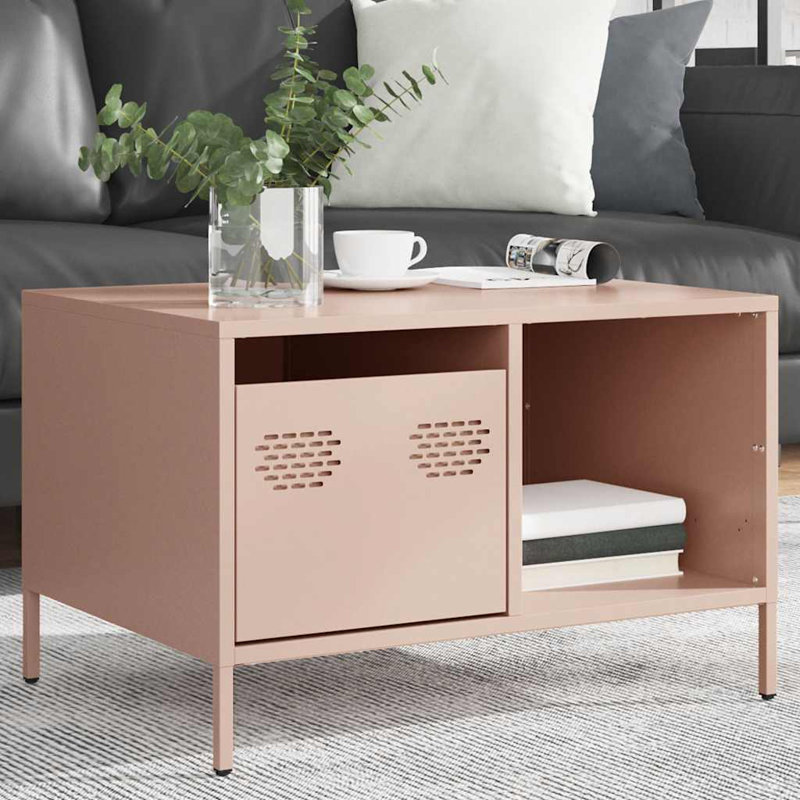 Withernsea Coffee Table with Storage, Pink