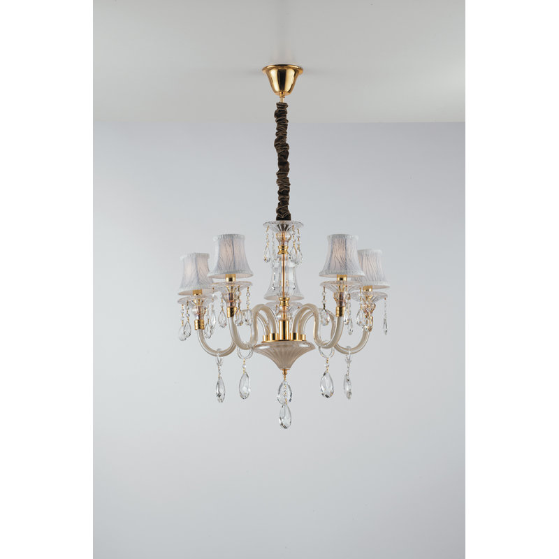 Rocco 5 - Light Shaded Chandelier