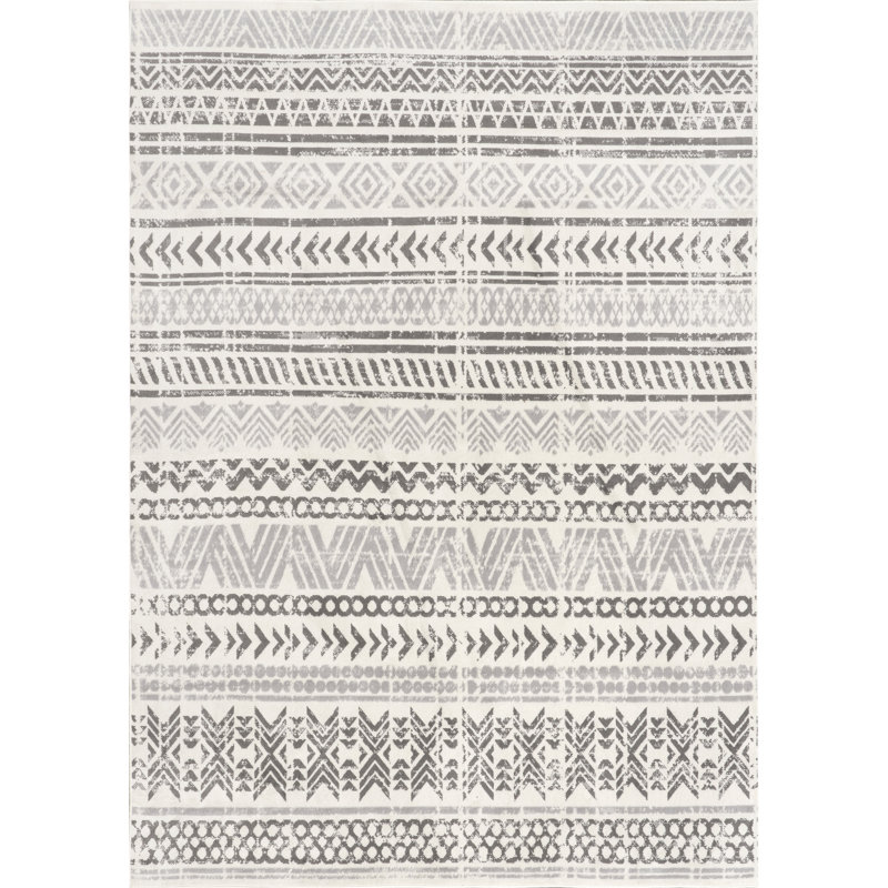 Tapis gris clair Hayley, Rectangle 3 pi x 5 pi