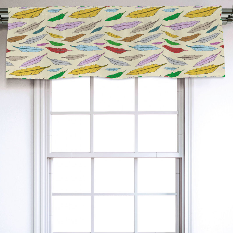 Sateen Ruffled Window Valance