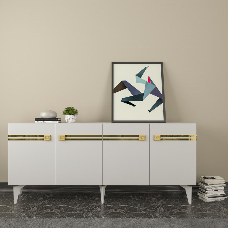 Olivia 150cm Console Table, Cream
