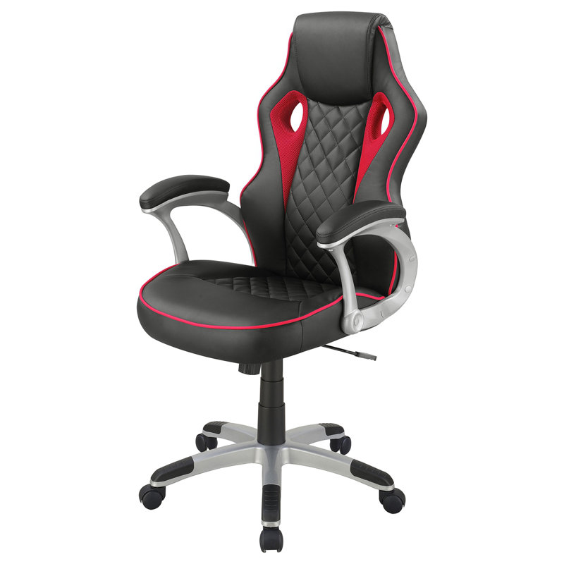 Chaise de bureau rembourrée et réglable pour bureau à domicile