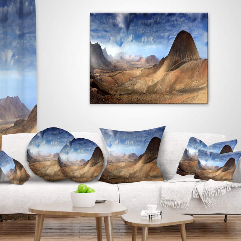 Landscape Throw Pillow, 16" x 16", Throw Pillow