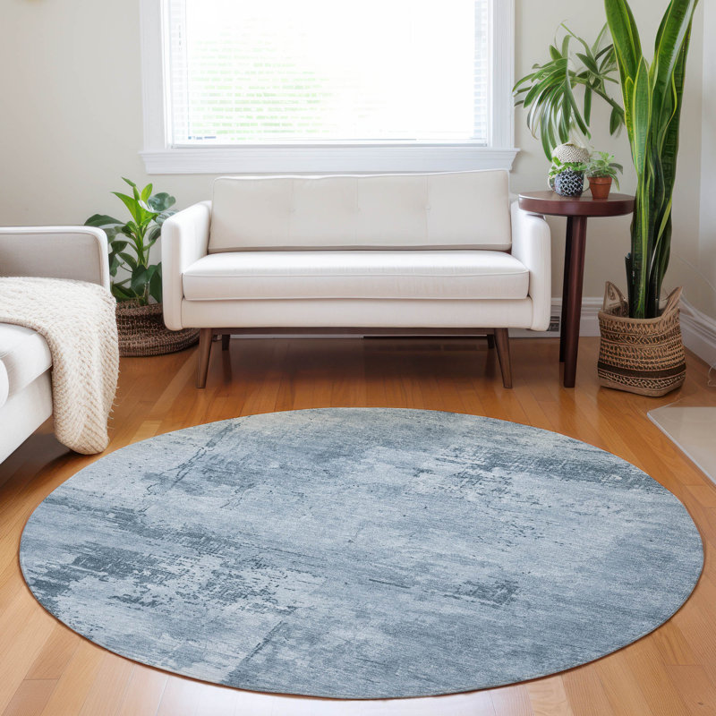  Machine Washable Indoor/Outdoor Chayden ACN1062 Rug, Round 8'