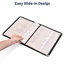 Paquet de 20 pochettes pour menu de restaurant WeChef 8,5 x 11 po style livre 4 pages 8 vues PVC transparent-55821762-55821765