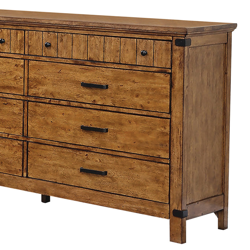 Commode double 8 tiroirs avec miroir Myrtille